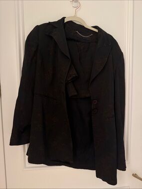 Women's Black Jacket Blazer - Classic Tailored Coat